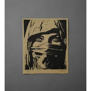 Half Faced - High-Quality Print