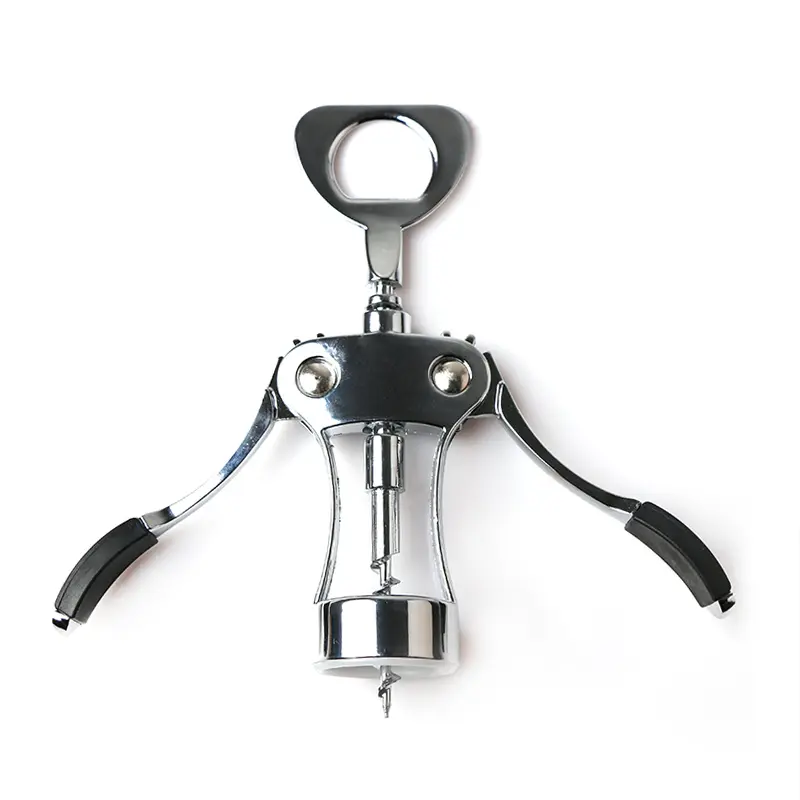 Wing Corkscrew, Premium Wine Opener with Bottle Stopper, Multifunctional Corkscrew Wine Cork Opener Bottler Opener Remover for Home, Kitchen, Restaurant, Party