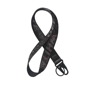 Fashion Letter Keychain Lanyard Industrial Canvas Phone Lanyard Wristlet Keychain Office Badge Lanyard Key Chain Phone Strap