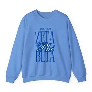 Zeta Phi Beta Sweatshirt: 1920 Greek Sorority Apparel