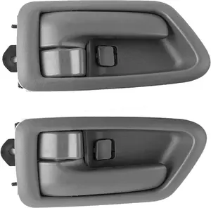 2PCS Interior Inside Door Handle Front Rear Left Driver & Right Passenger Side for Toyota Camry 1997 1998 1999 2000 2001 Replace OE# 91002 91006 91003 91007