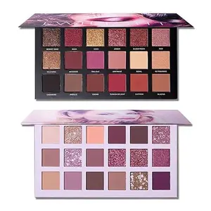 2Pcs Twilight Dusk + Aromas Nude Eyeshadow Palette Makeup Set, Matte Shimmer Glitter Pressed Pearl All Highly Pigmented Blending Powder, Natural Velvet Texture Eye Shadow Kit