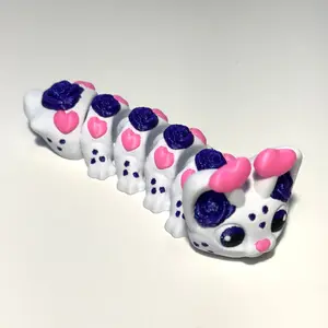 Cat-er-pillar - 3D Printed Articulating Figure
