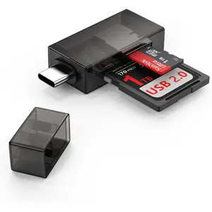 Sd Card Reader 2-in-1 for  17/17pro/17pro max/air/16, USB C Dual Slot Memory Card Reader for  Galaxy A17/ Z Fold7/S25, ,  Camera SDXC SDHC, SD, MMC, RS-MMC,  SDXC,  SD