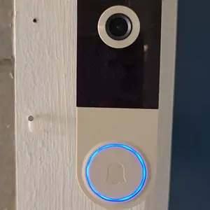 Doorbell Camera Wireless, Smart WiFi Video Doorbell, 1080P, Video Doorbell Camera with 2 Way Audio, AI Human Detection, Night Vision, Cloud Storage, Battery Powered, Easy Installation, 2.4G WiFi Only