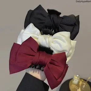 Giant Hair Clip - Large Oversized Bow Shark Claw for Runaway Princess Style Updos