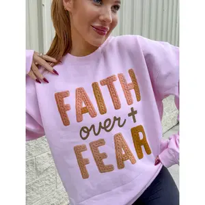 Yarn Cross Fear Graphic Top