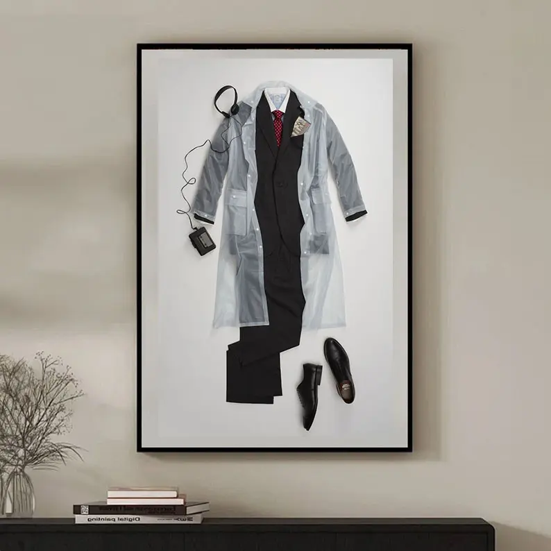 Psycho Bateman Poster room decor movie memorabilia modern clean outfit recreation