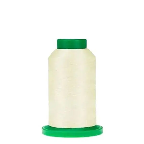 Isacord Polyester Embroidery Thread - Buttercream (2922-0270), 1000m Clean Spool, Dependable Tension, Smooth Feed, Tone-on-Tone, Bridal Accents, Consistent Results, Lettering, Adults, Natural Color Coordination, Borders