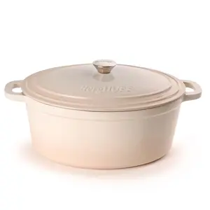 BergHOFF Neo Cast Iron Oval Dutch Oven 13" withLid