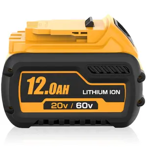12000mAh High Capacity Replacement for Dewalt 20V/60V Flexvolt Max Batteries DCB609-2 DCB606 DCB612
