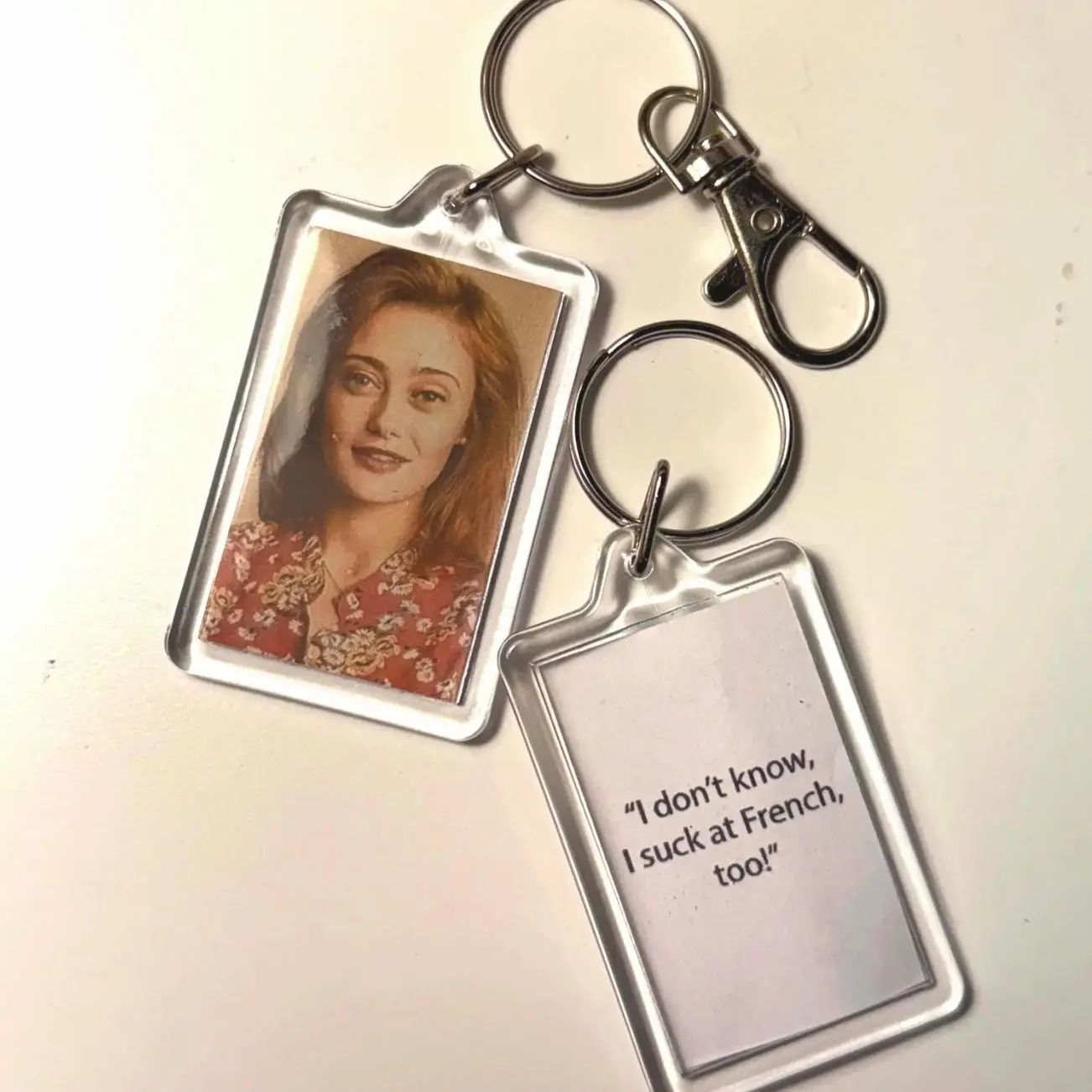 YELLOWJACKETS | JACKIE TAYLOR Ella Purnell Yellowjackets Quotes Keychain | Acrylic Keyring with Metal Clasp