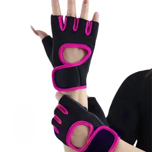 1 Pair of Professional Half Finger Workout Gloves, Lightweight and Breathable Sports Gloves, Non-slip and Wear-resistant Gym Gloves, Easy to Put On and Take Off, Suitable for Weightlifting, Training and Various Outdoor Activities