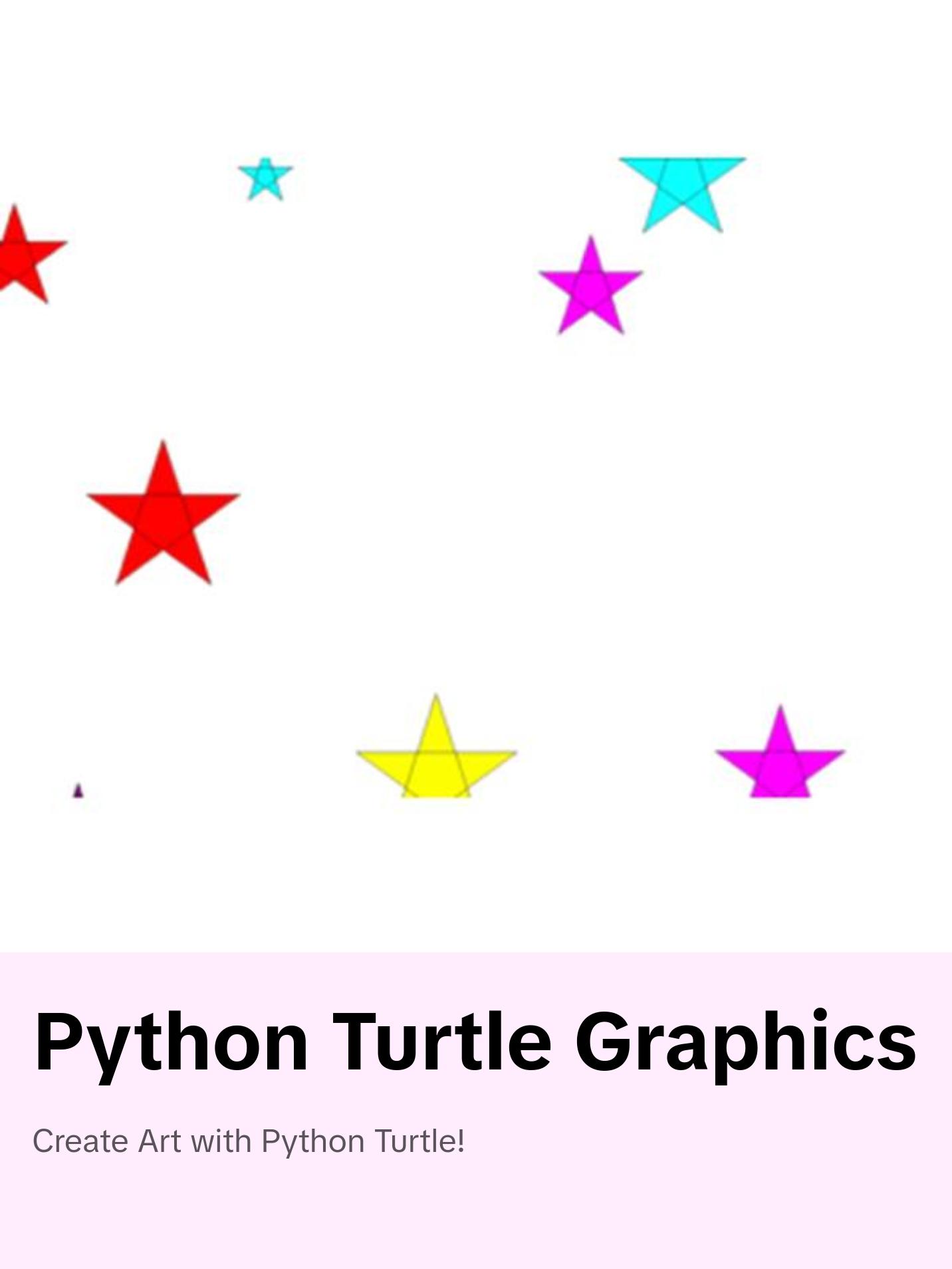 Python Programming 2: Turtle Graphics