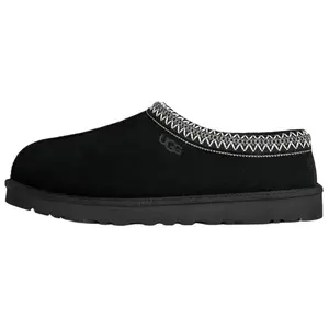 UGG Tasman 2 'Black' Authentic Leather Slip-Ons for Men - Casual Round Toe All Seasons Sneaker - Sizes 36-45 - Ideal for Running & Training