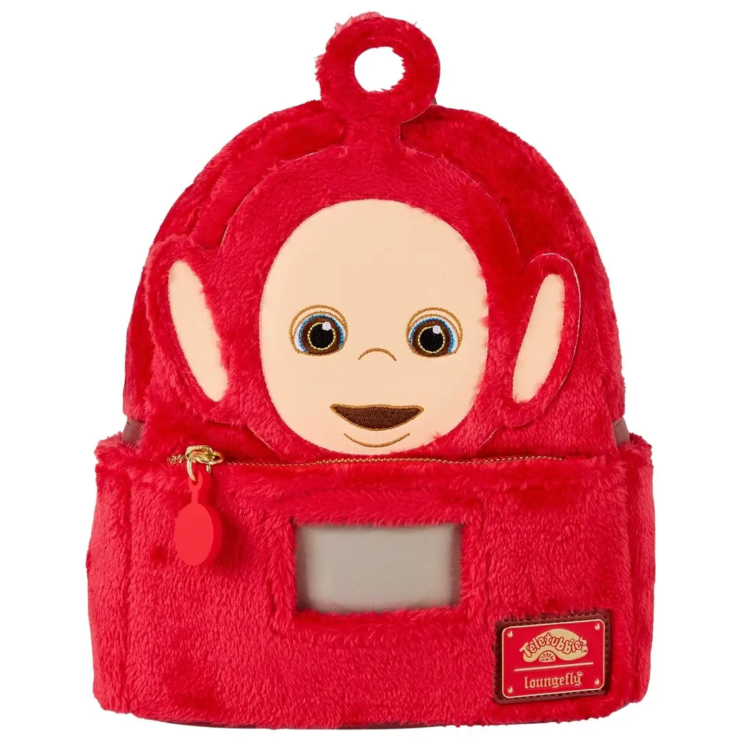 Loungefly CPLG Teletubbies Po Plush Cosplay Light-Up Mini Backpack, Animated Character Graphic Backpack, Animated Character Graphic Backpacks