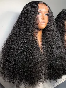 Curly Wigs with 180% Density and 26-Inch Length, 13x4x1 Lace Front for Women, Glueless and Heat Resistant Natural Style for Daily Use