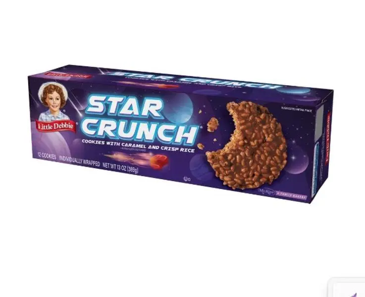 Little Debbie Star Crunch Cosmic Snacks, 13 oz (12 count)
