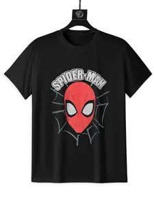 Marvel Spider-Man T-shirt - Classic Design for Fans, Casual Wear, Iconic Superhero Top, Perfect for Everyday Outings