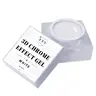 3D Chrome Effect Gel White - No-Wipe, Medium Viscosity Formula for Stunning Nail Art Designs - 15G