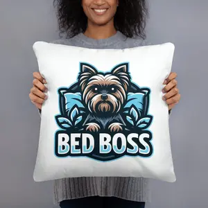 "BED BOSS" Yorkie, Yorkshire Terrier Basic Pillow