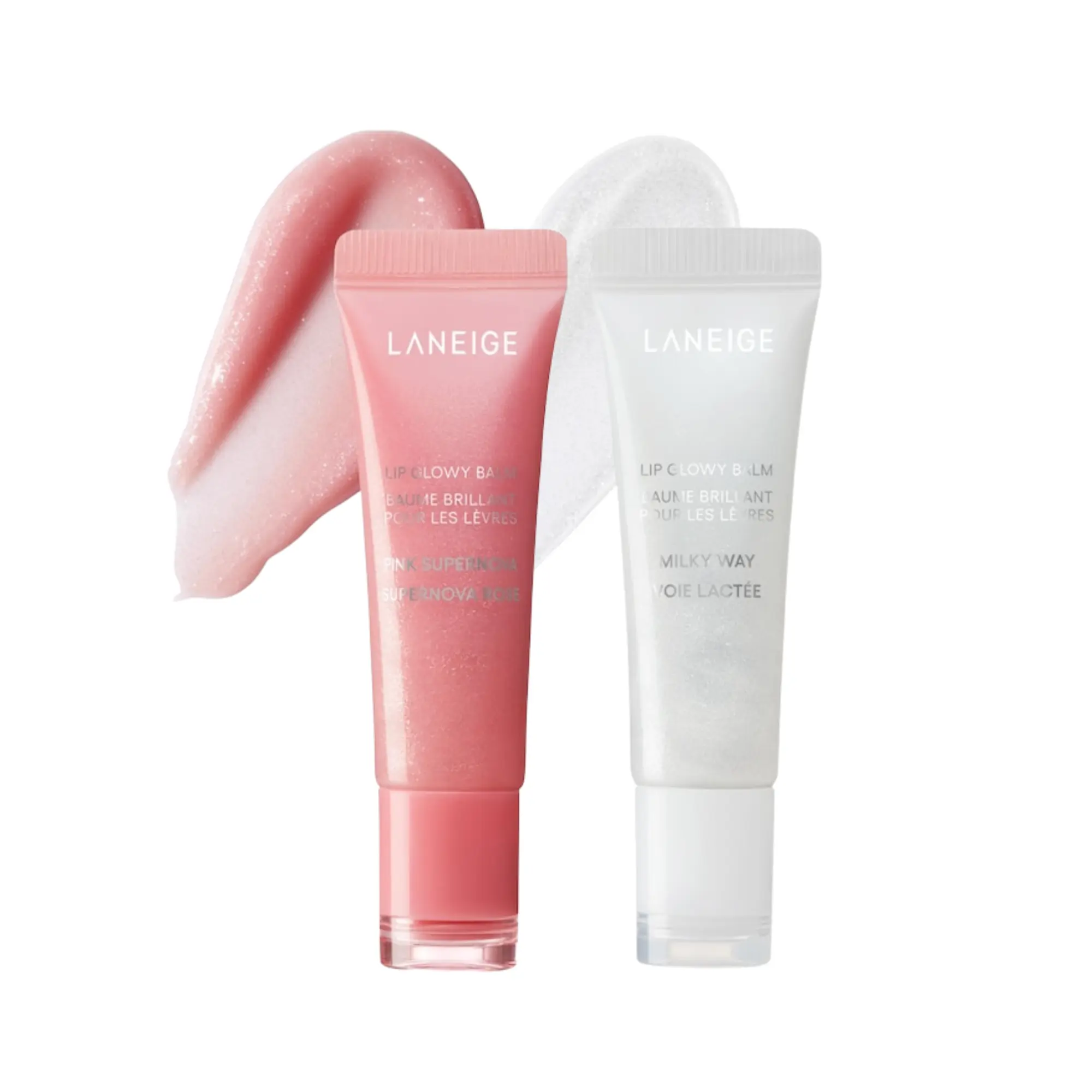 Laneige Lip Glowy Balm Stardust Duo, Pink Supernova and Milky Way Lip Balm Laneige Lip Glowy Balm Stardust Duo, Pink Supernova and Milky Way Lip Balm