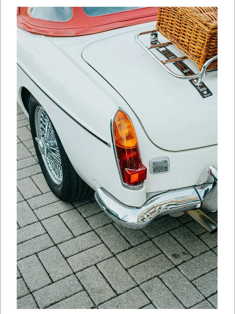 MGB on a Trip Poster - High-Quality Photo Paper with Durable 110 gsm for Easy Hanging and Safe Delivery