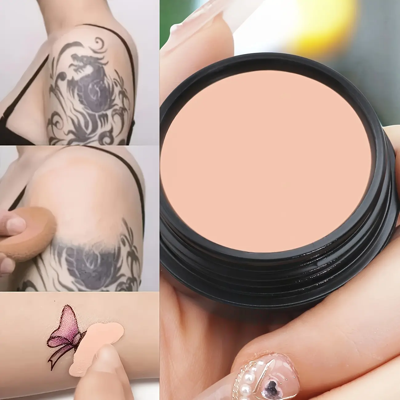 3 color Flawless Concealer Multi Palette Essential Foundation For Makeup Waterproof And Sweatproof Long Lasting Matte Finish Buildable Coverage Cosmetic