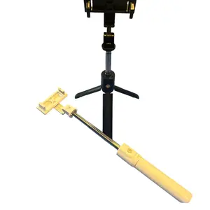 Selphie Stick Tripod with Remote Control for Best Selfies and Videos Night Light Live Broadcast Auto Tracking Gimbal Stabilizer Compact Portable Camera for Smartphone Cellphone