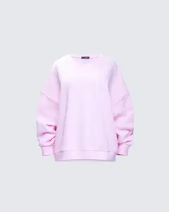 Salima Pink Oversized Sweater