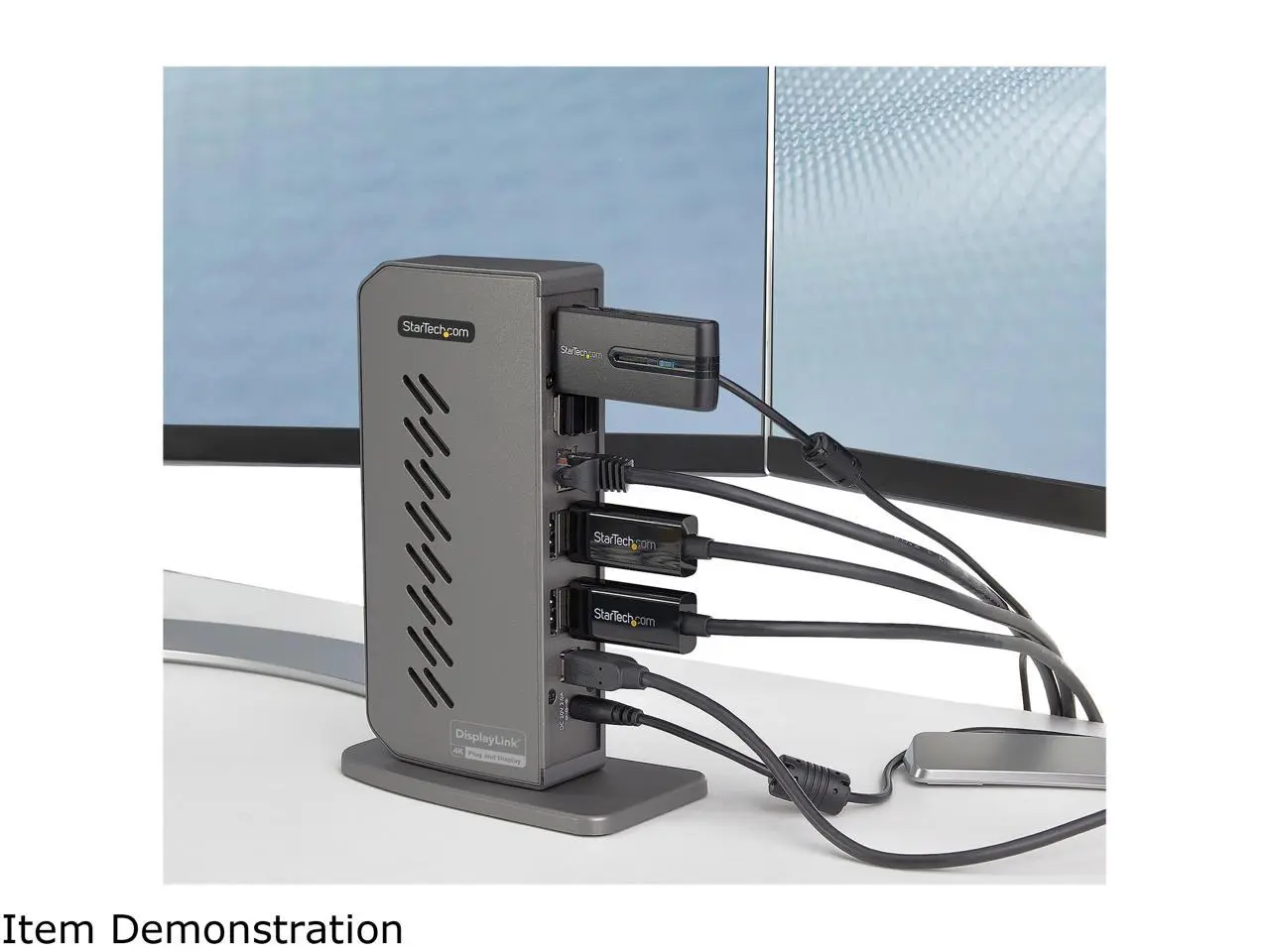 StarTech.com DK30A2DHU USB-C USB-A Dock - Hybrid Universal USB 3.0 Docking Station for USB-C or USB-A Laptop - Dual Monitor 4K 60Hz HDMI/DisplayPort - 6x USB-A, GbE - USB 3.1/3.2 Gen 1 - Windows/Mac (DK30A2DHU)