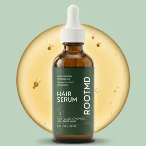 RootMD Hair Serum - DHT Defense - Best Options for Thicker Healthier Hair Serum with Rosemary Oil, Saw Palmetto, Pumpkin Seed Oil, Jojoba Sunflower Oil, Peppermint Oils 2 FL OZ 60 ML