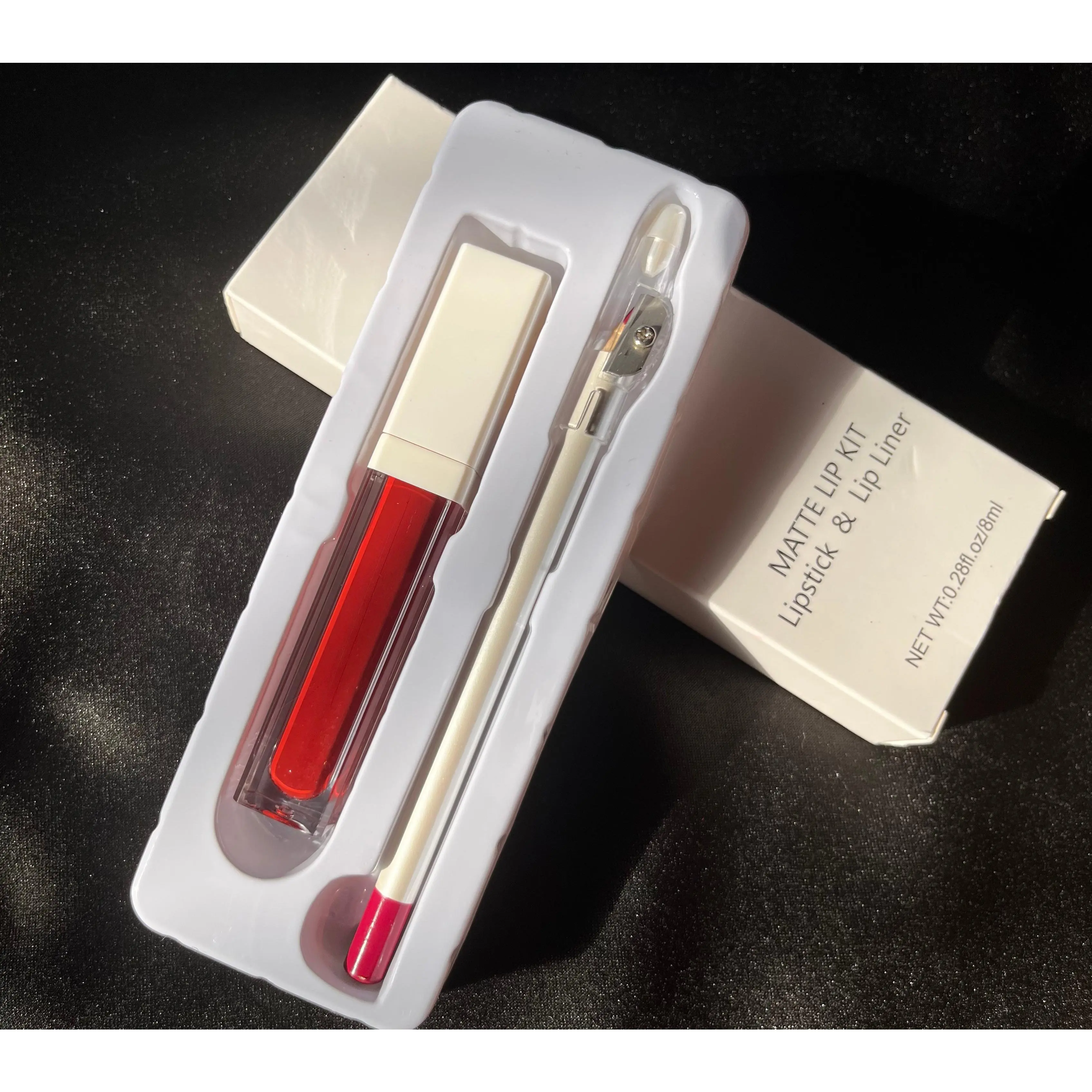 Rich Crimson Matte Lipstick #18