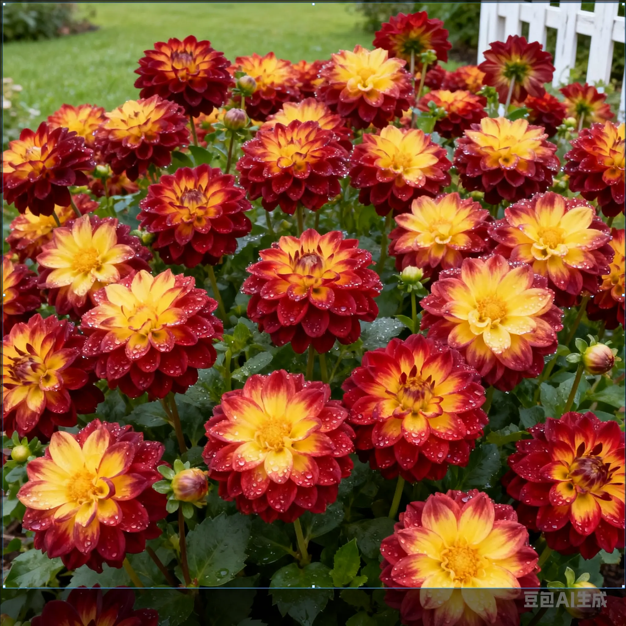 Mixed Varieties Dahlia Flower Garden Seeds Set, 2026 Outdoor Planting for Large Flower Beds & Borders, Beginner Easy, Bi-Color Vibrant Blooms, Full Sun, Low-Care Growth, Includes Bag Pack
