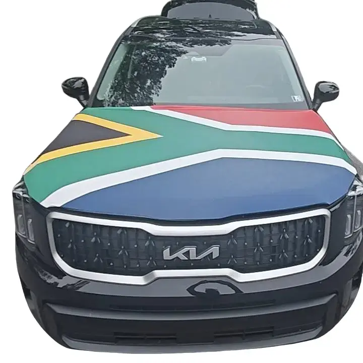 South Africa Football Fan Flag Cape - Comfortable Hooded Fashion Accessory, Game Supplies & Accessories, Flag Print Collectible for Show Team Pride