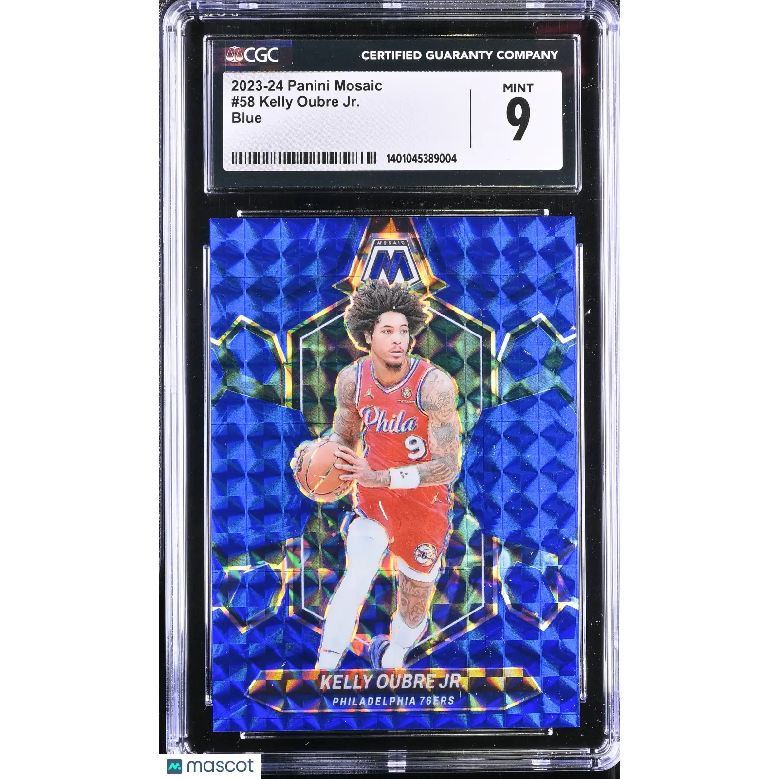Kelly Oubre Jr. CGC 2023 Mosaic #58 Blue 006/199 Basketball 9