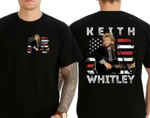 Keith Whitle Flag Country Music TShirt, 4th of July Sweatshirt Hoodie