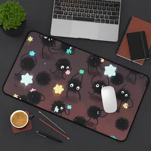 Forest Spirit Anime Mouse Pad, Keyboard Mat, Cute Forest Spirit Anime Studio Art Print Desk Mat, Forest Cute Anime Playmat For Computer Accessories, Gift For Gamers