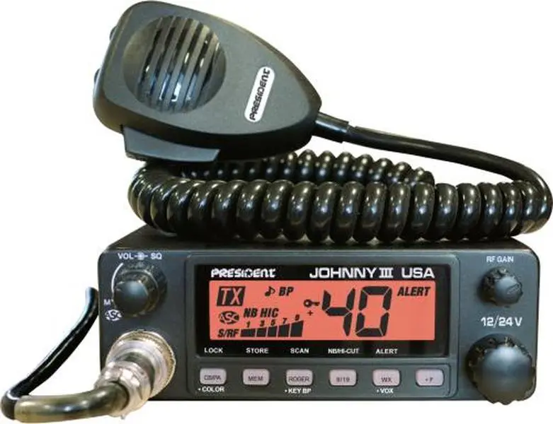 40 Channel AM CB Radio with 12V/24V Power for Trucks & Vehicles