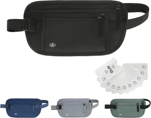 Money Belt Travel Fanny Pack Men Hidden Travel Pouch Fanny Pack Women Hidden Passport Holder Travel
