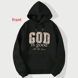 Bible Verse Hoodie for Women – God is Good Religious Long Sleeve, Cozy Gift Option