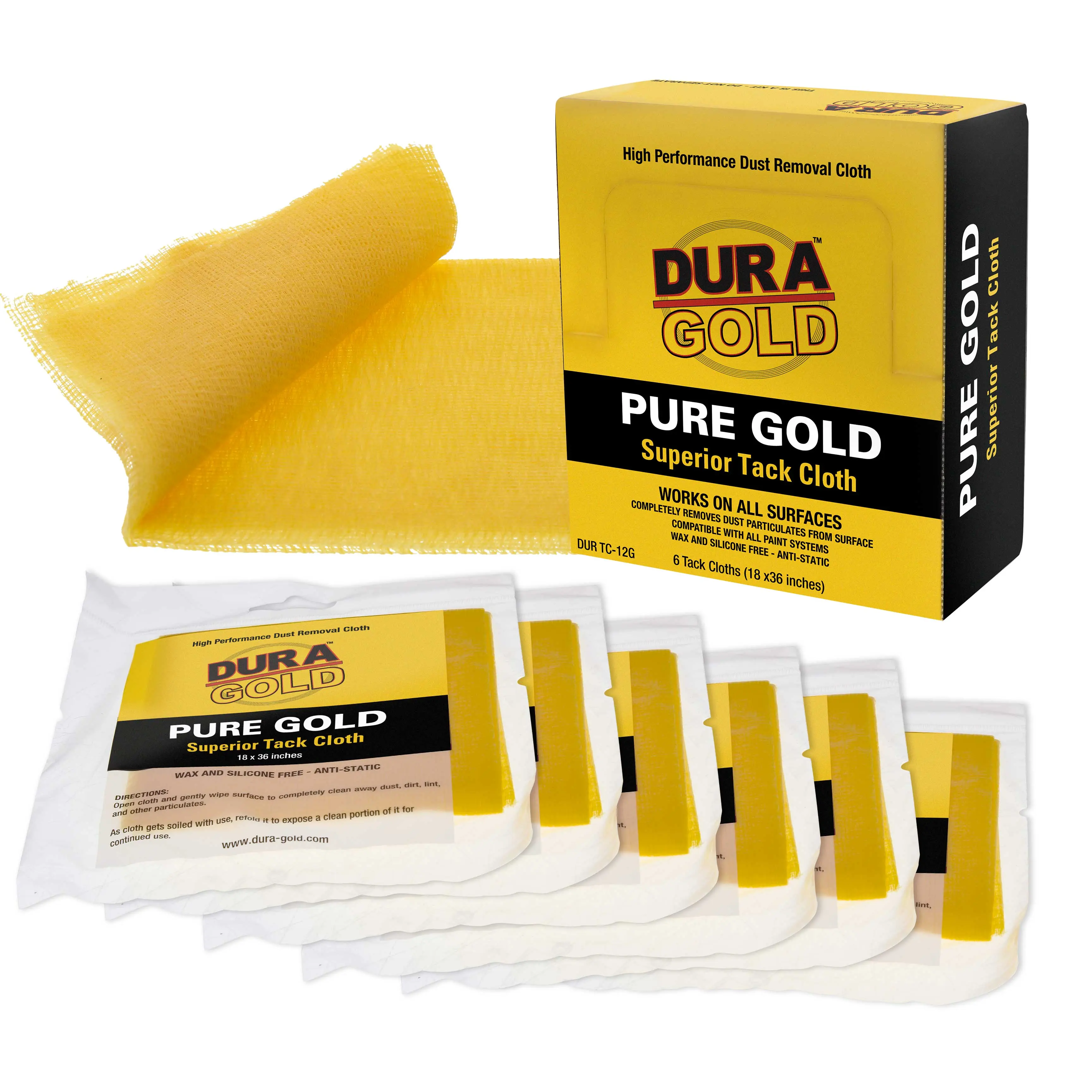 Tack Cloth (Pack of 6), Woodworking, Automotive Paint, Tack Cloth Autobody Painting, Painters Cloths, Dust Rags, Stain Rags, Wood Staining Pads, Tac Cloths, Tacky Towel