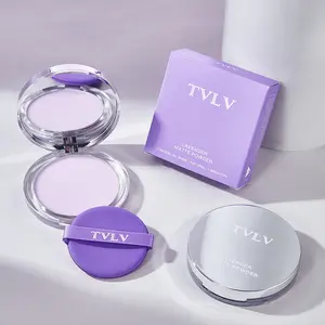 Lavender Long Lasting Makeup Setting Powder, Waterproof Concealer Powder, Moisturizing Concealer, Lightweight Foundation, Silky Soft Powder, Makeup Accessories