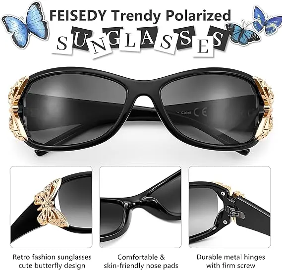 EyeconicFinds Trendy Polarized Y2K Sunglasses Wrap Around  display picture 3