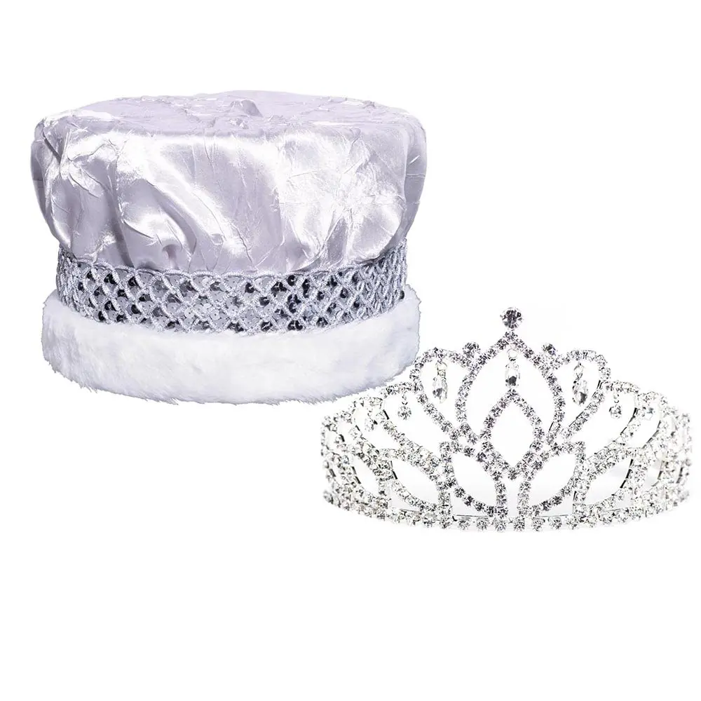 Silver/Silver Braid/White Fur