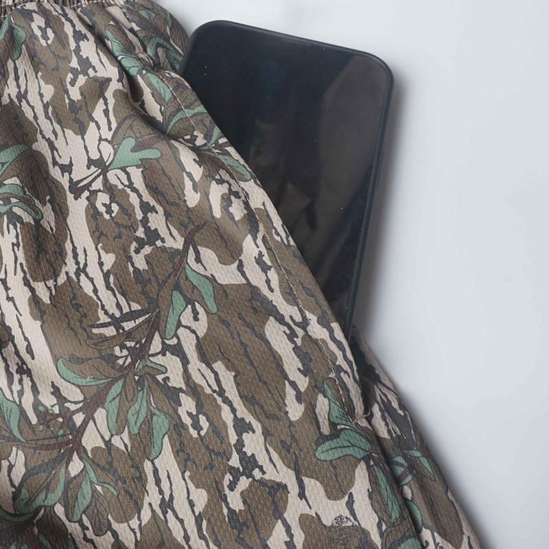 Pack 3 Camo Hunting Season Shorts  - 5 Inch Inseam Camo Mesh Design for Men & Women Ideal Gym Wear Streetwear Running wear & Gifts Breathable & Comfortable