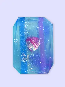 Crystal Bar Soap - Truth Seeker - Vegan - Crystal Infused - 5 oz - Scented in Bamboo and Teak