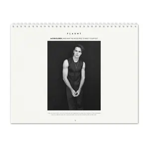 Soft Cactus Jacob Elordi Vol.2 - 2025 Wall Calendar 2025 Calendar Wall Calendars Wall Hanging Calendar