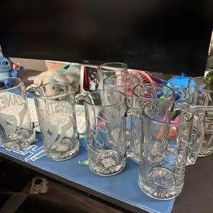 Customized mugs, glasses, and more.