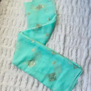 Beautiful Sari Silk golden butta